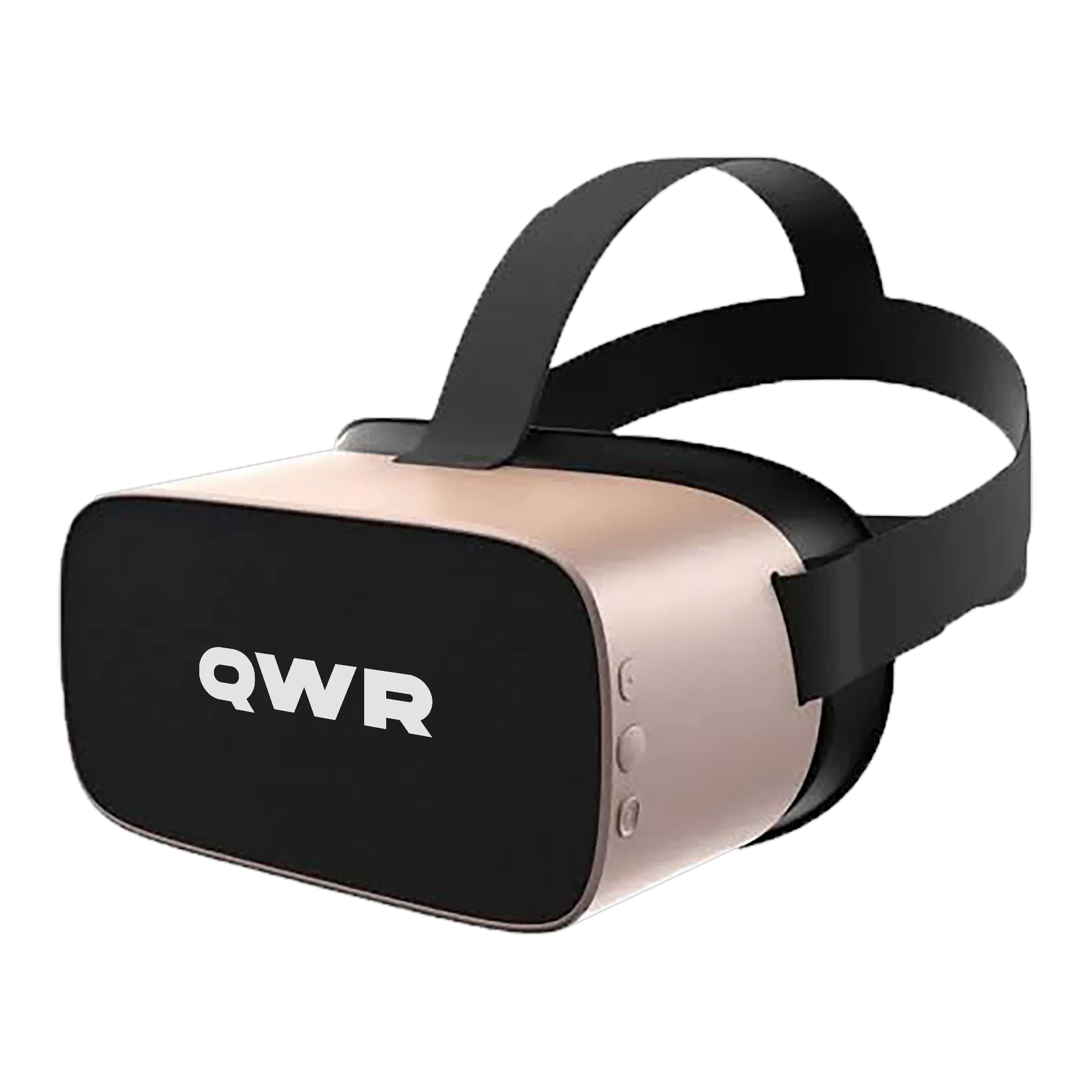 QVR-06-01 6DoF standalone VR headset, QWR-branded product render