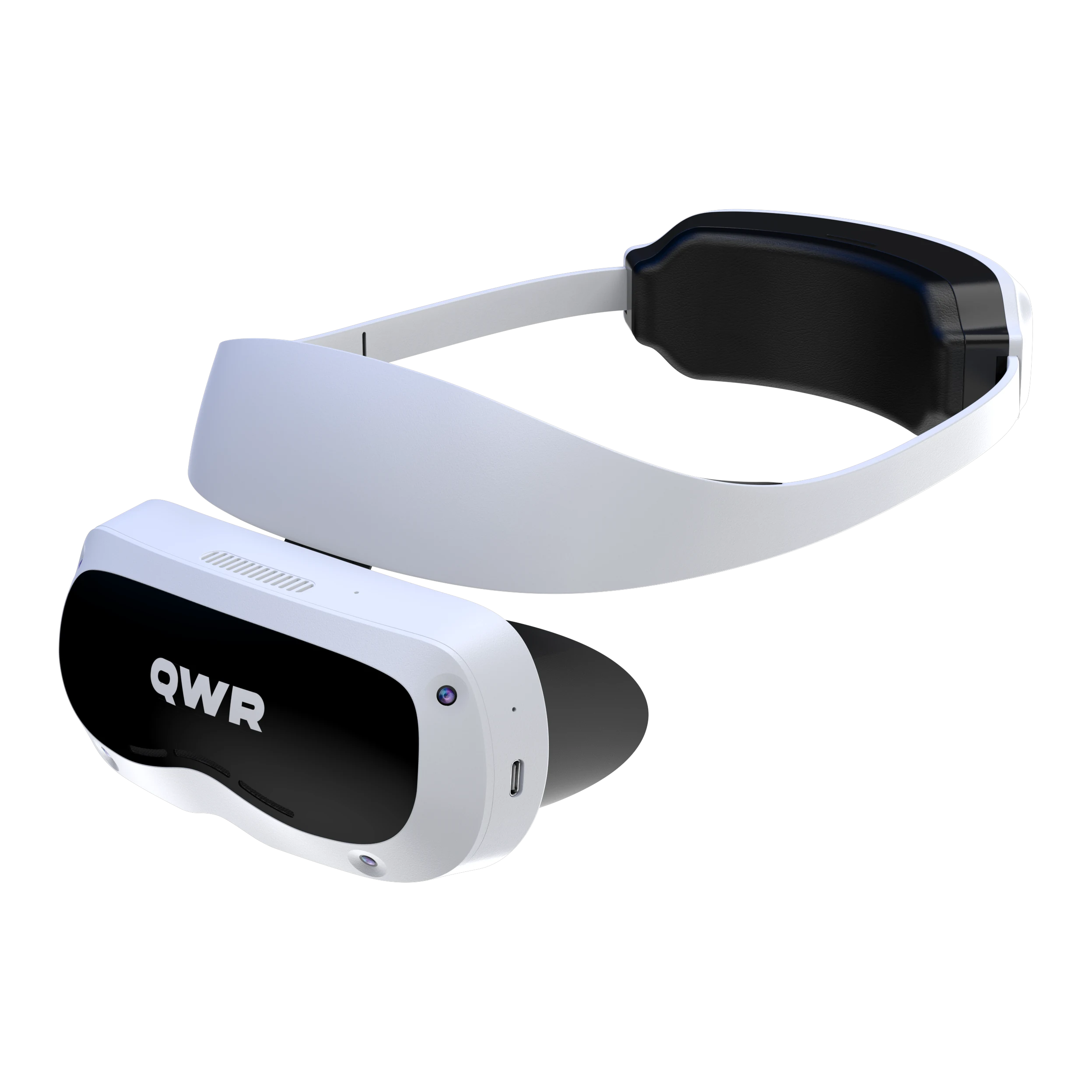 QXR-06-05 6DoF standalone XR headset, QWR-branded product render